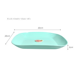 Dĩa vuông TỰ LẬP TL821-22cm