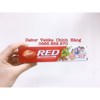 [Mẫu mới về]Kem đánh răng thảo dược Dabur Đỏ 100g thơm mát