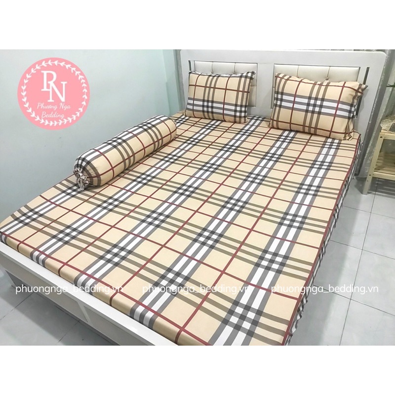 BỘ GA + ÁO GỐI THUN LẠNH VIỆT NAM đủ kích thước( 1 ga bọc+ 2 áo nằm + 1 áo ôm) | BigBuy360 - bigbuy360.vn