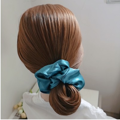 Dây Buộc Tóc , Scrunchies Vải Bóng Trơn Mịn Đẹp