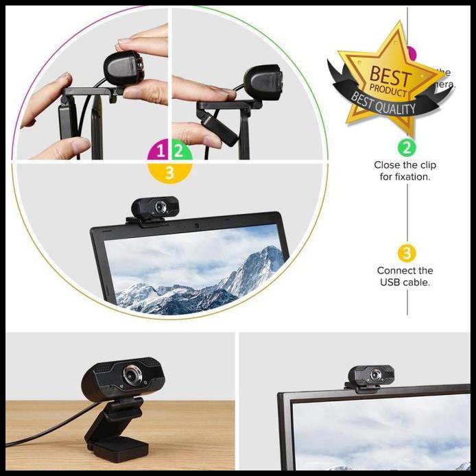 Webcam V8 Full Hd 1080P kèm micro chất lượng cao | BigBuy360 - bigbuy360.vn