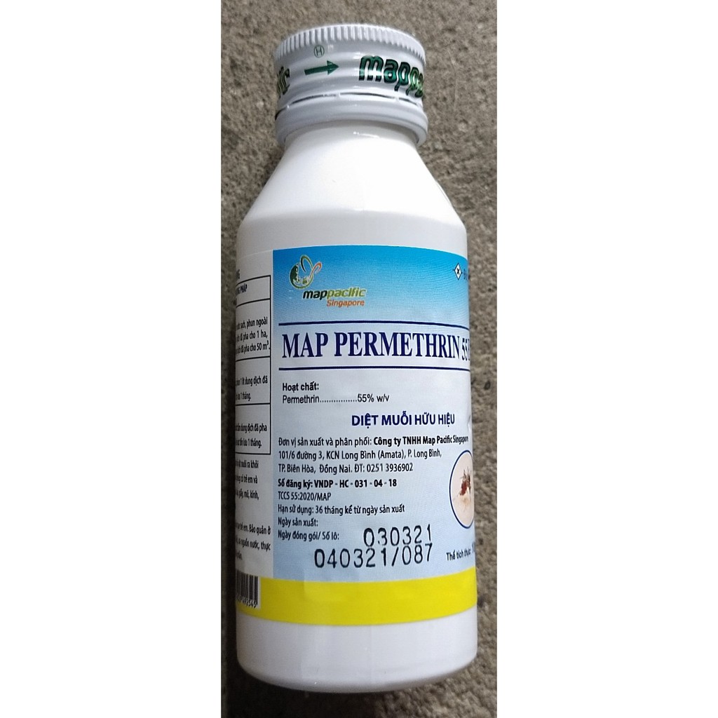 Map Permethrin tránh muỗi hữu hiệu sạch ruồi muỗi côn trùng an toàn nhà cửa