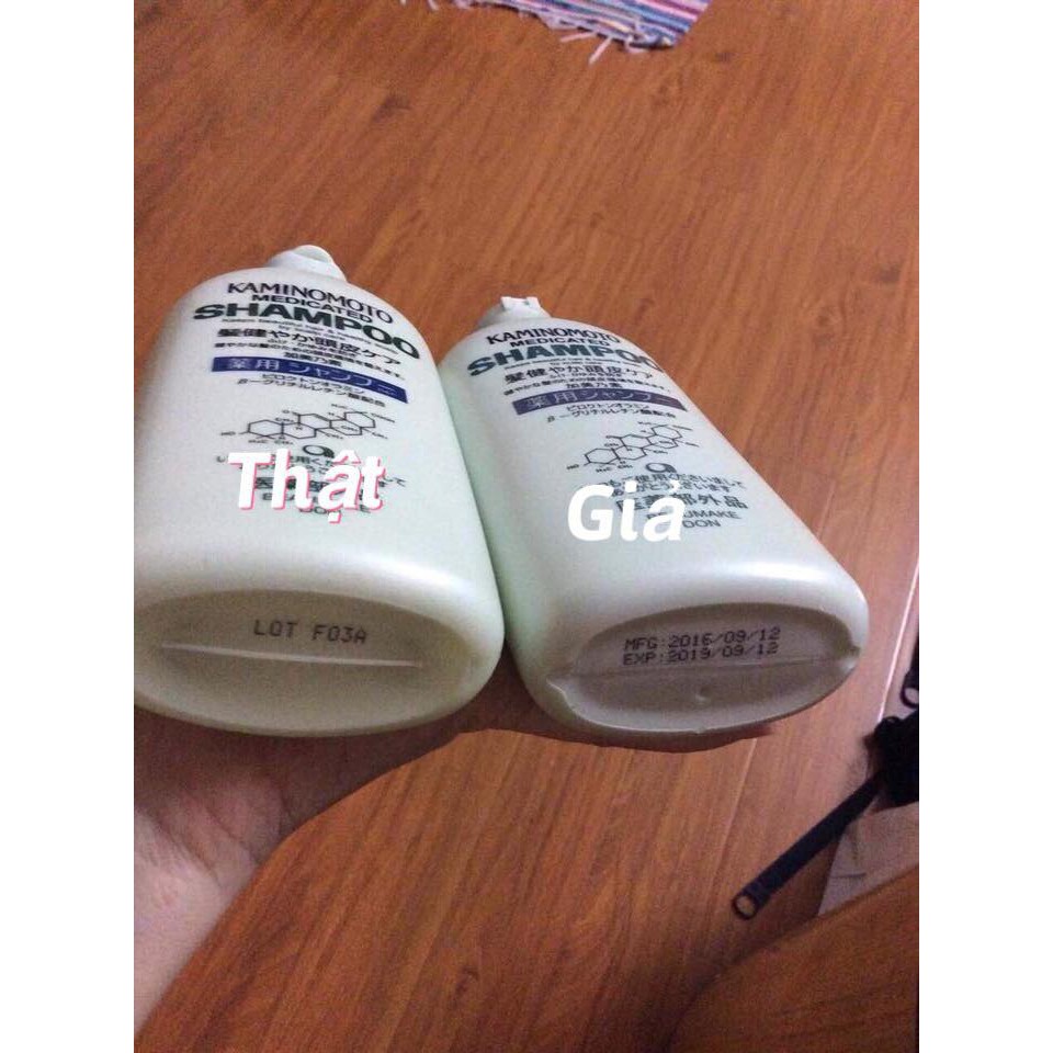 Dầu gội, Dầu xả mọc tóc Kaminomoto Medicated Nhật bản