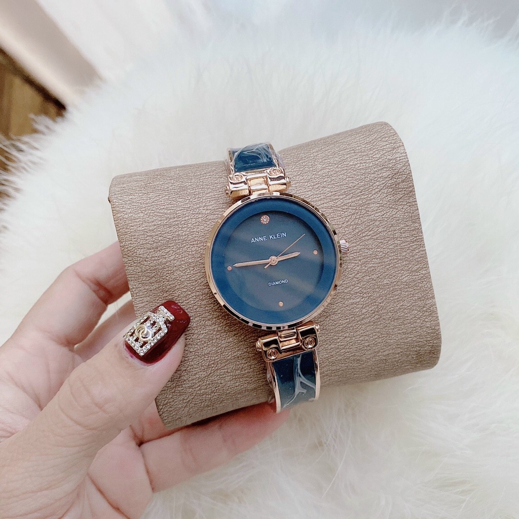 Đồng hồ nữ Anne Klein, mặt tròn cực xinh - Đồng hồ AK1021 bảo hành 12 tháng