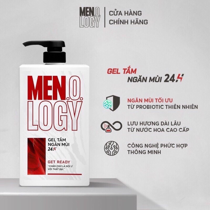 Gel Tắm MEN.O.LOGY Ngăn Mùi 24h Move Forward 630ml