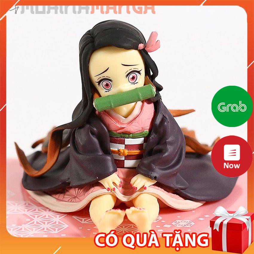 Mô hình Nezuko Kamado  figure Kimetsu no Yaiba Thanh Gươm Diệt Quỷ Cứu Nhân Demon Slayer