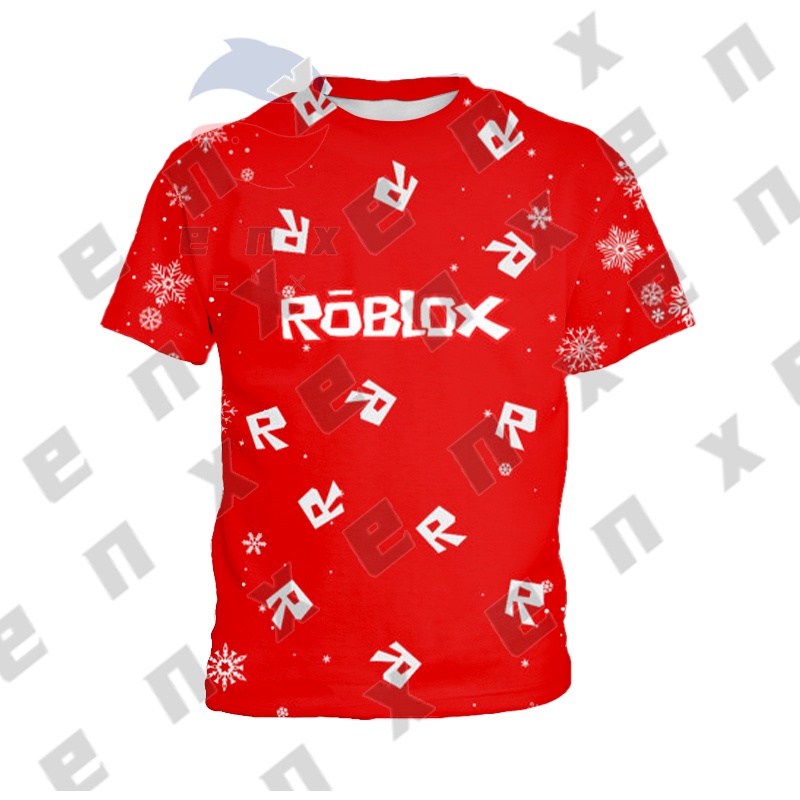Áo Thun Tay Ngắn In Hoạt Hình Roblox Thời Trang Mùa Hè Cho Bé Từ 3-13 Tuổi