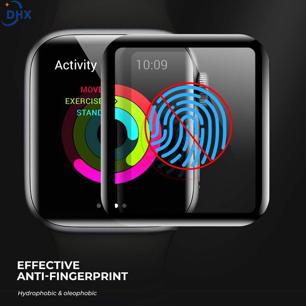 Kính cường lực viền cong 3D 38 42mm thích hợp cho đồng hồ Iwatch 2/3/4/5/6/SE/7 40MM 44MM 41MM 45MM