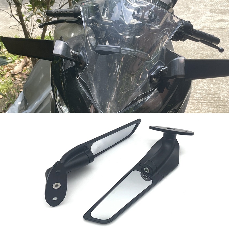 Gương Chiếu Hậu Xoay Điều Chỉnh Tiện Lợi Dành Cho Mô Tô KAWASAKI ZX6R NINJA 650 400 250 YZF-R1 R6