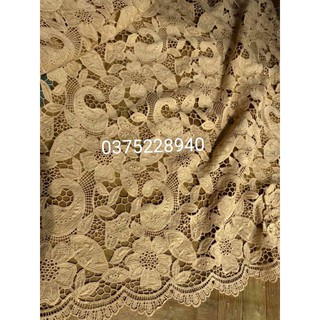 Vải ren chỉ cao cấp xịn