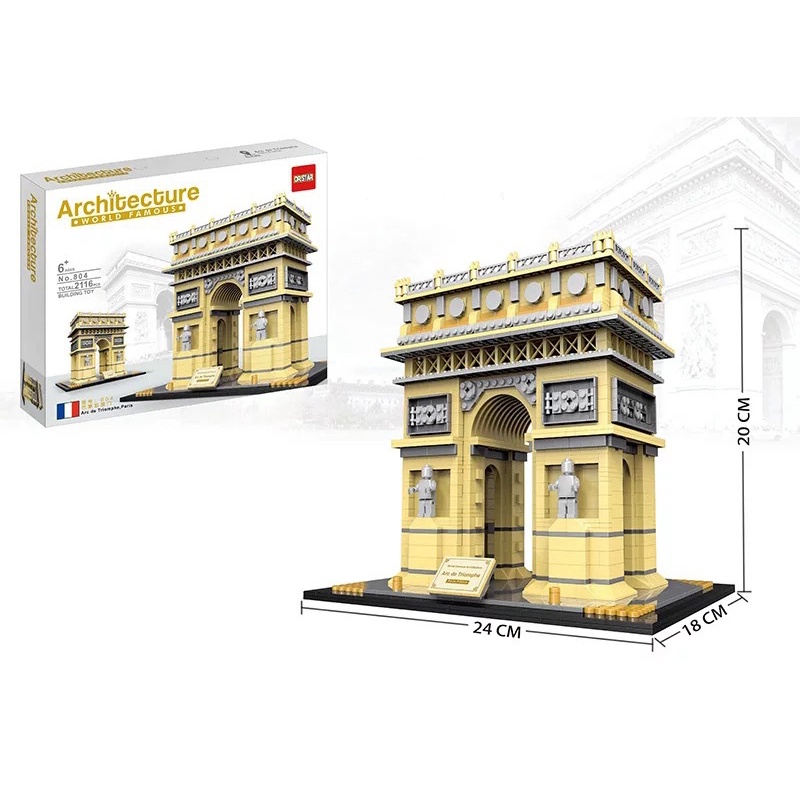 Đồ chơi xếp hình lego Khải Hoàn Môn, 1401 mảnh