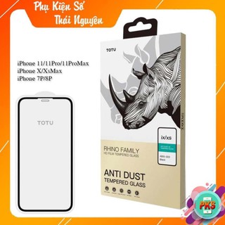 Kính cường lực chính hãng totu rhino full màn cho iphone 11pro max / 11pro / xsmax / xs / x/ 8plus/ 7plus