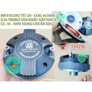Củ loa trép rời paudio 450 ren xoáy - giá 1 cái - loa treble 450