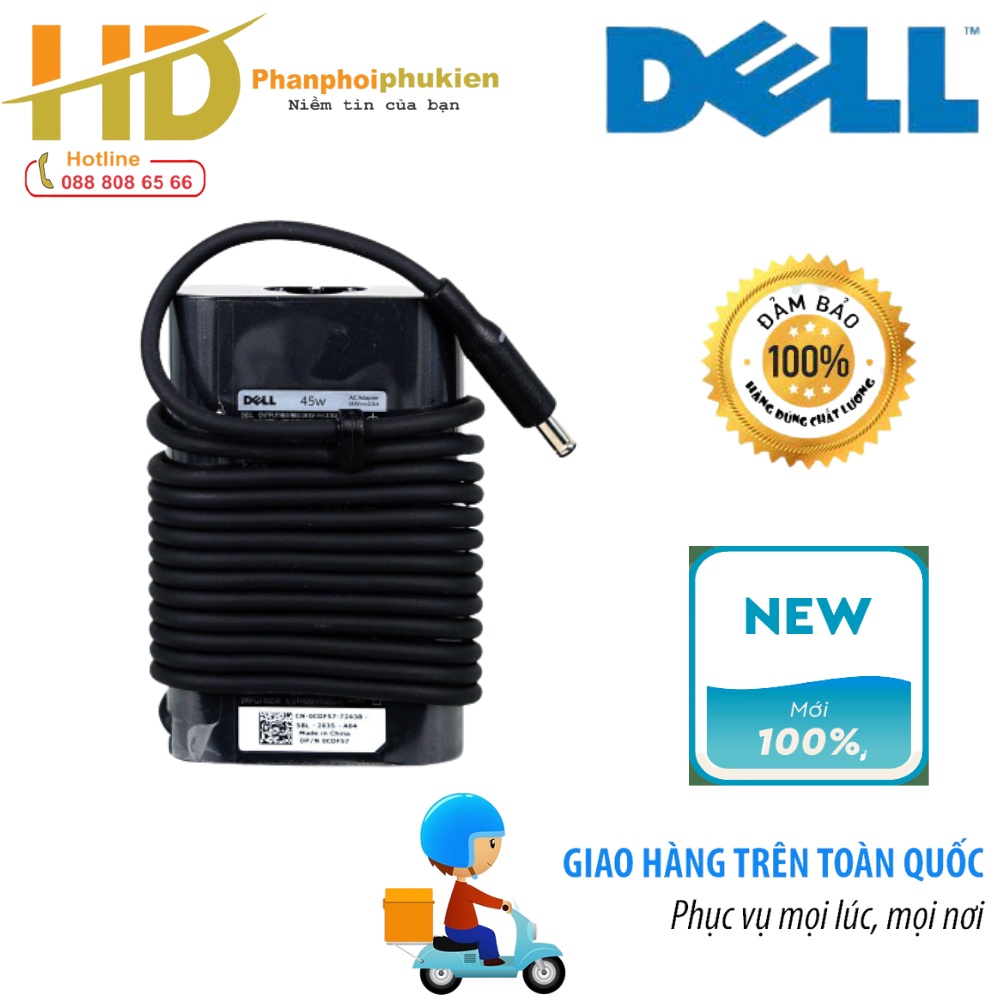 Sạc dành cho Laptop Dell XPS 13 9350 9360 9365 45W Type-C