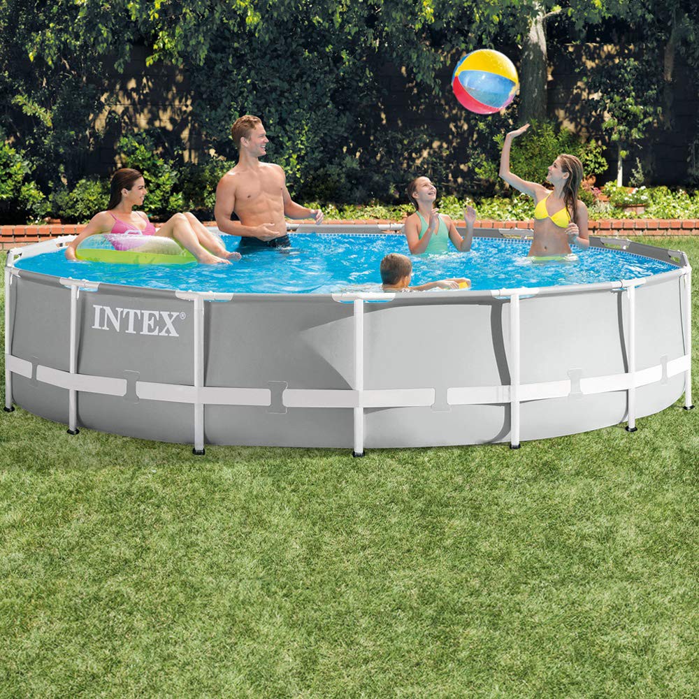 Bể bơi khung kim loại tròn 457x107 cm INTEX 26724 - Kèm máy lọc