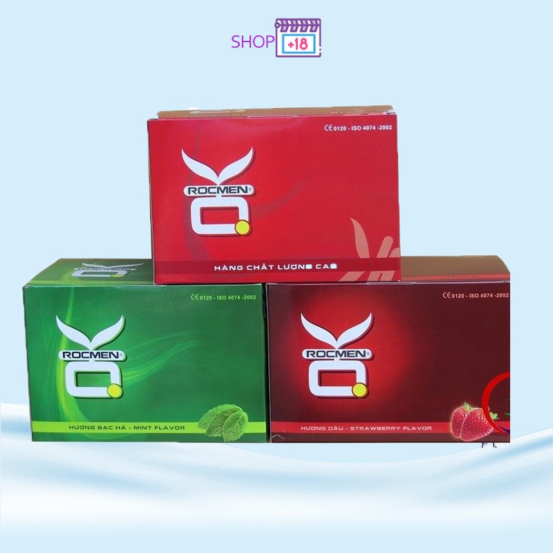 [ bcs gia đình]BAO CAO SU OK ROCK MEN HỘP 144 CÁI