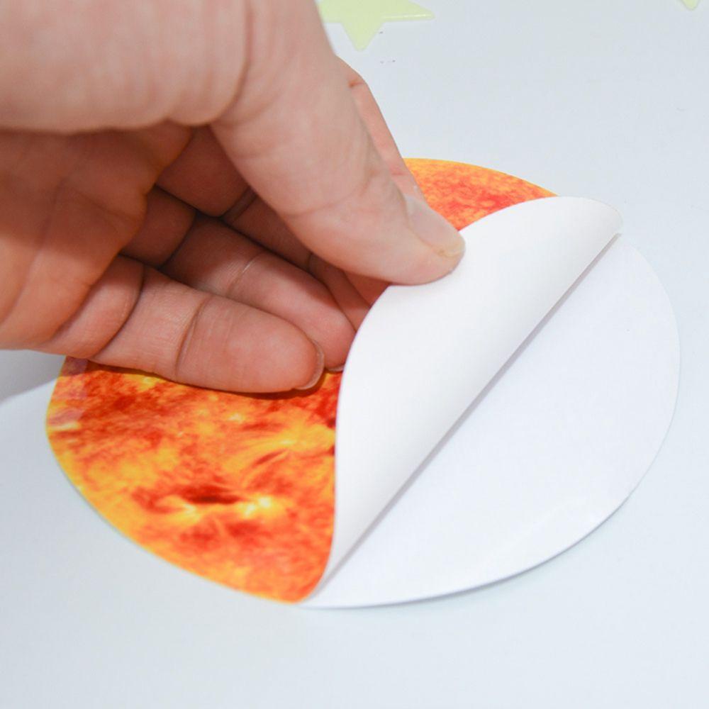 CLEOES Sticker Dán Tường Dạ Quang Hình Chín Hành Tinh Trang Trí Cửa Sổ