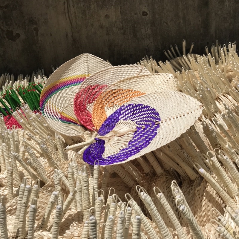 Quạt lá bồ đề- Handmade fan - Thuần Nông