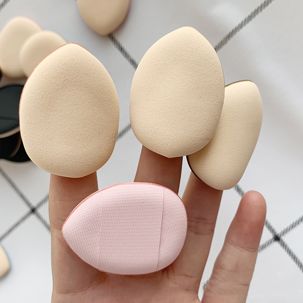 [Hàng mới về] Bông mút trang điểm đeo ngón tay nhỏ xinh nhiều màu tuỳ chọn dành cho nữ