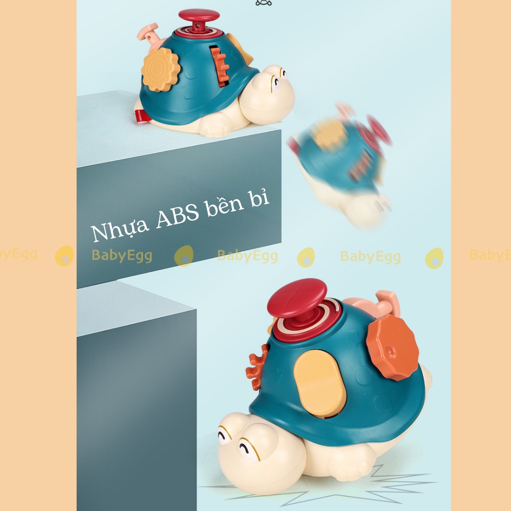 Rùa bận bịu Đồ chơi giáo dục montessori cho bé vận động thông minh trẻ em bé trai bé gái 6 tháng 1 2 tuổi BABYEGG
