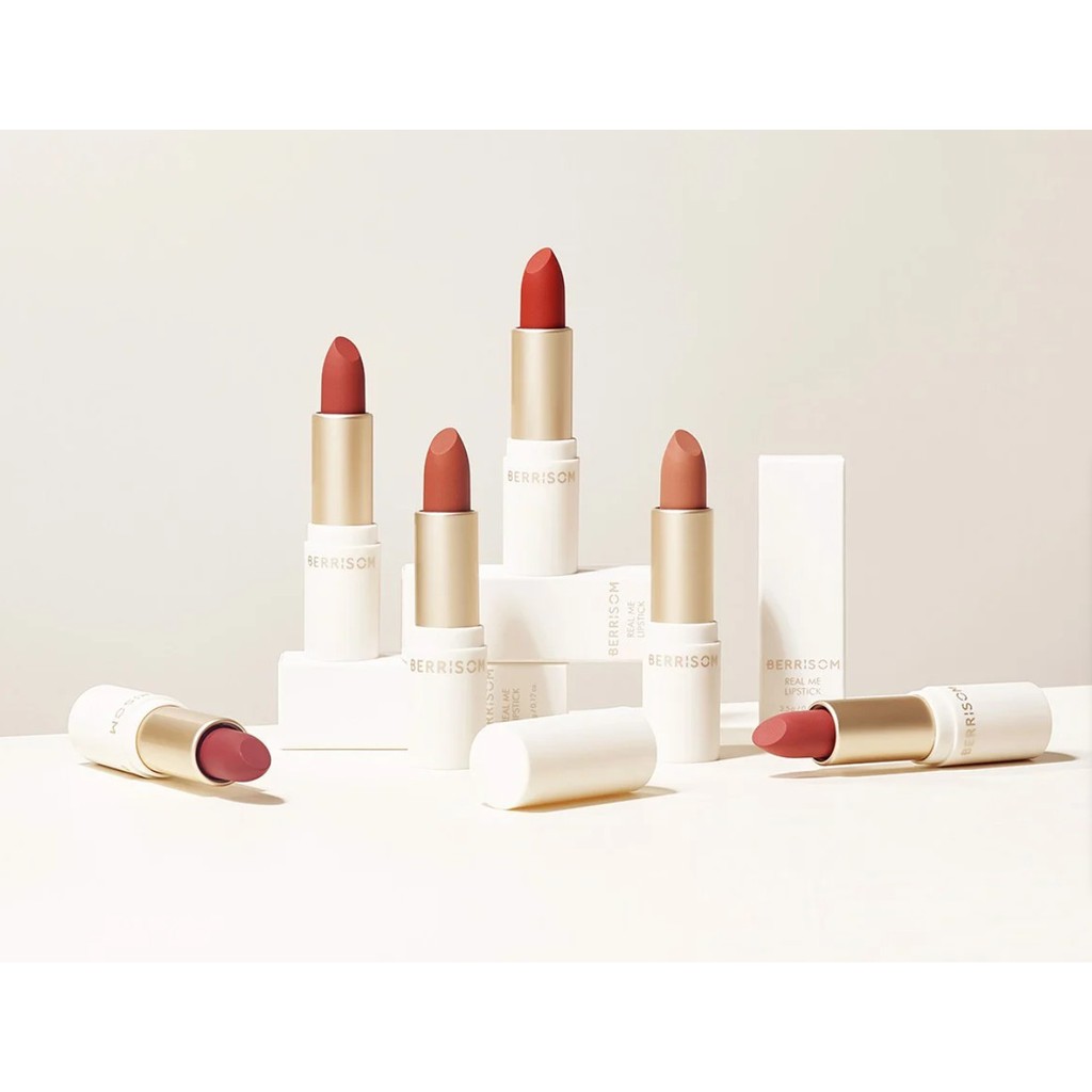 Son Thỏi Lì, Mịn Mượt Nhẹ Môi Berrisom Real Me Lipstick 3.5g