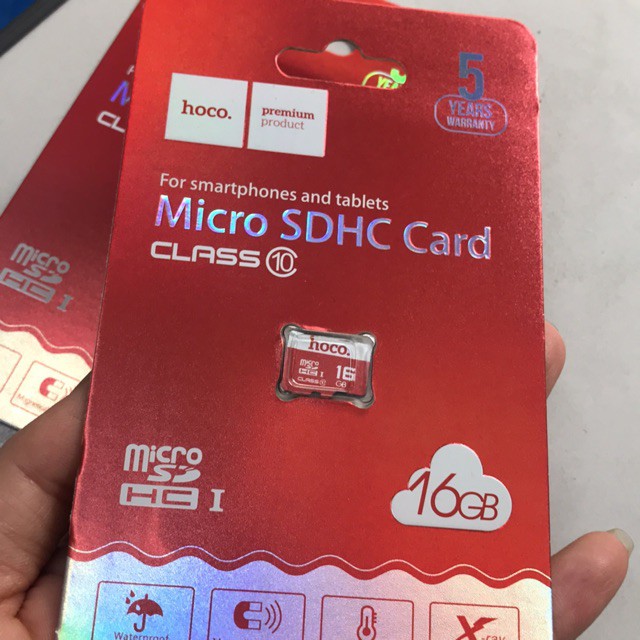 Thẻ Nhớ MICRO SDHC 16GB Hoco Class 10 85MB/S Chống Nước - BH 5 Năm | BigBuy360 - bigbuy360.vn