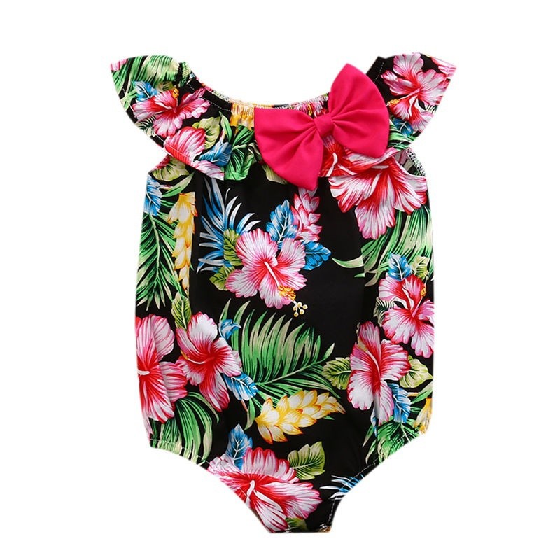 Bộ Bodysuit Một Mảnh Hình Hoa Dễ Thương Cho Bé Sơ Sinh