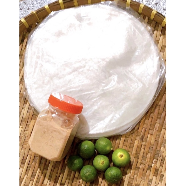 Combo muối bánh tráng phơi sương