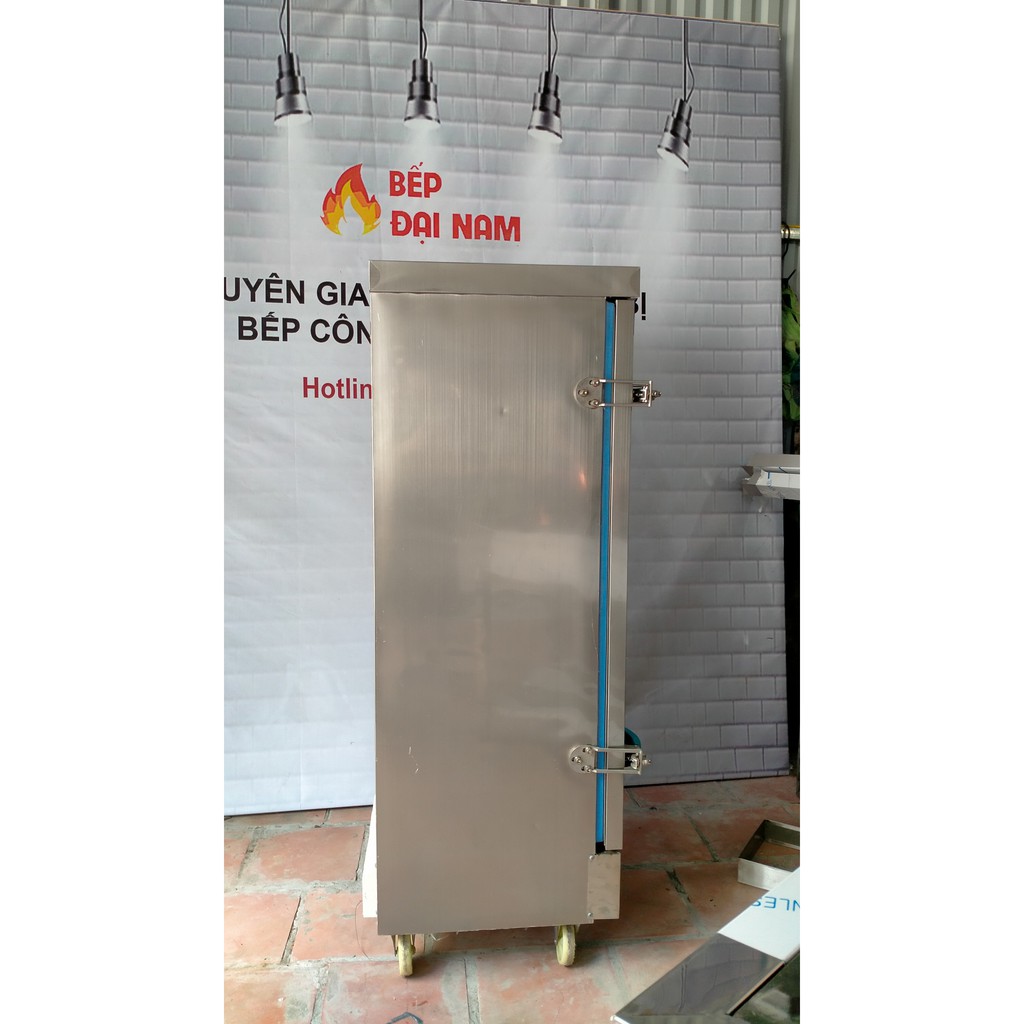 Tủ nấu cơm công nghiệp, 12 khay điện bảo hành 12 tháng, tủ cơm công nghiệp inox có hệ thống cấp nước, sản phẩm ưa chuộng