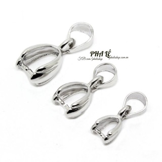 Khoen Kẹp Các Loại Mặt Dây Chuyền Pha Lê - Chất Liệu Inox Thép Không Gỉ Cao Cấp ( Loại Dầy )