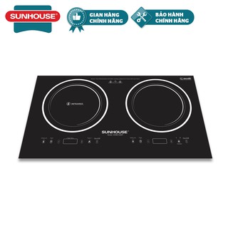 Bếp từ hồng ngoại Sunhouse SHB9103MT đôi