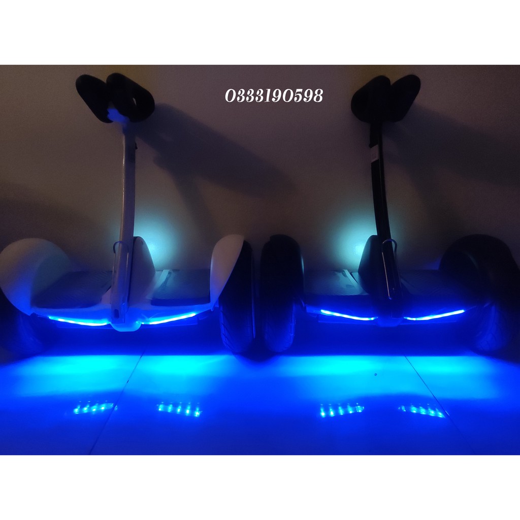 🛴[Freeship]🛴  Xe Điện Cân Bằng 10 inch Mini Scooter💥  Kết nối Bluetooth ☣️Chế độ đèn LED thông minh chuyển hướng đổi màu