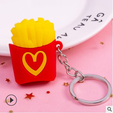 Sỉ 100 Móc khóa nhựa dẻo siêu bền, siêu cute