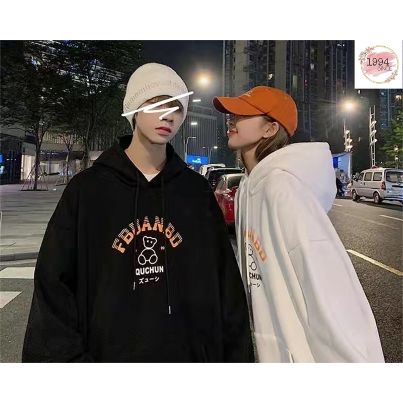 Áo Hoodie nam nữ unisex, Áo nỉ bông gấuu mũ 2 lớp dày dặn phom rộng phong cách hàn quốc mặc đôi nhóm đẹp | BigBuy360 - bigbuy360.vn