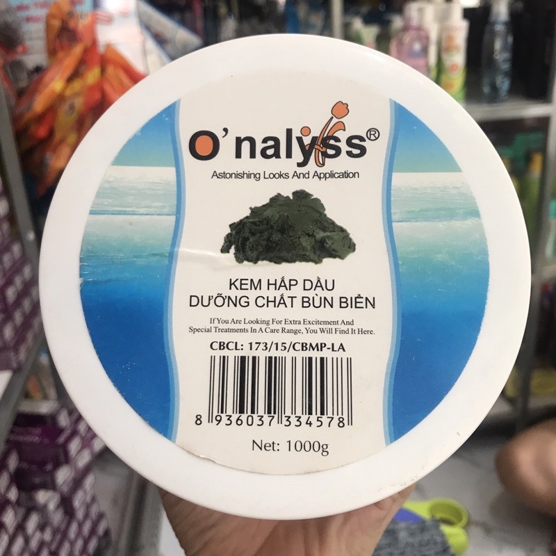 Kem Hấp Dầu O’nalyss Dưỡng Chất Bùn Biển 1000g