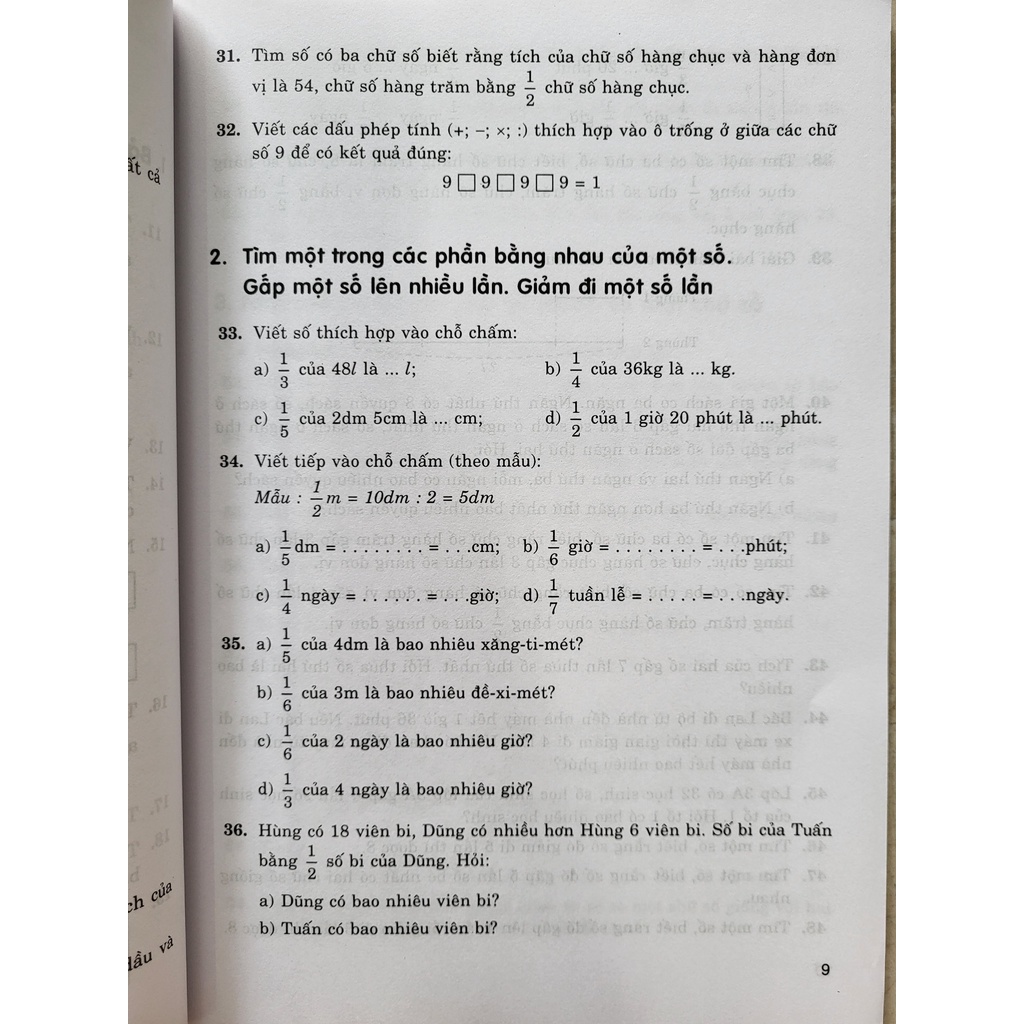 Sách -Nâng cao toán lớp 3 - theo chương trình giáo dục phổ thông mới - Đỗ Trung Hiệu