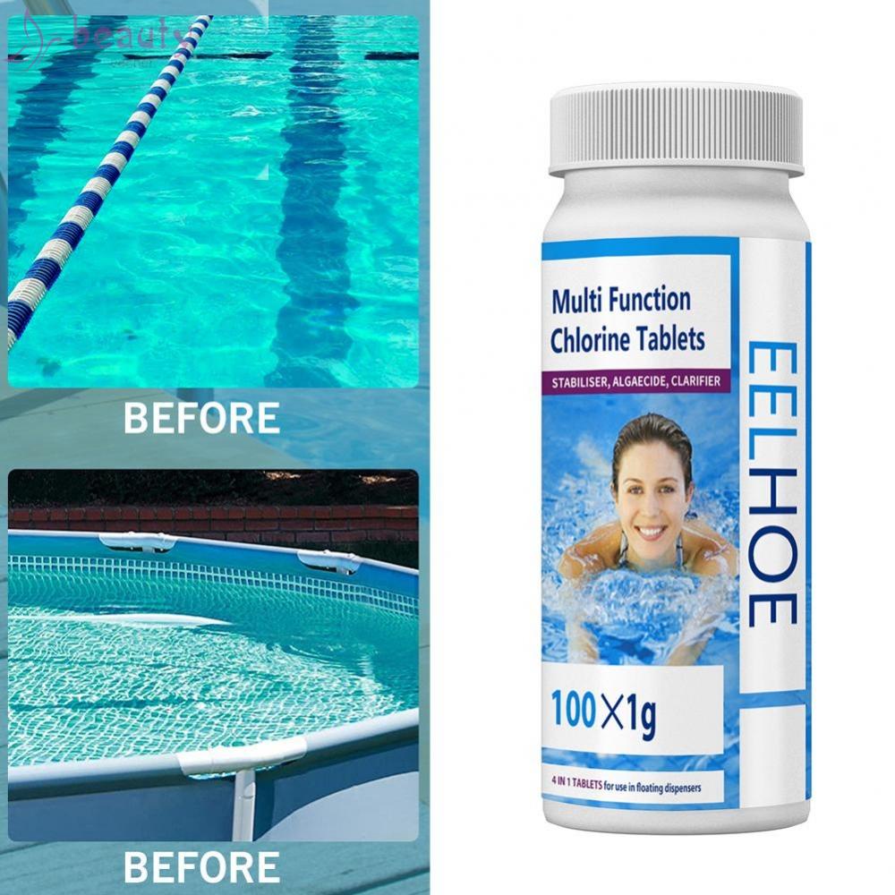 Set 100 Viên Nén Làm Sạch Bể bơi Tiện Dụng