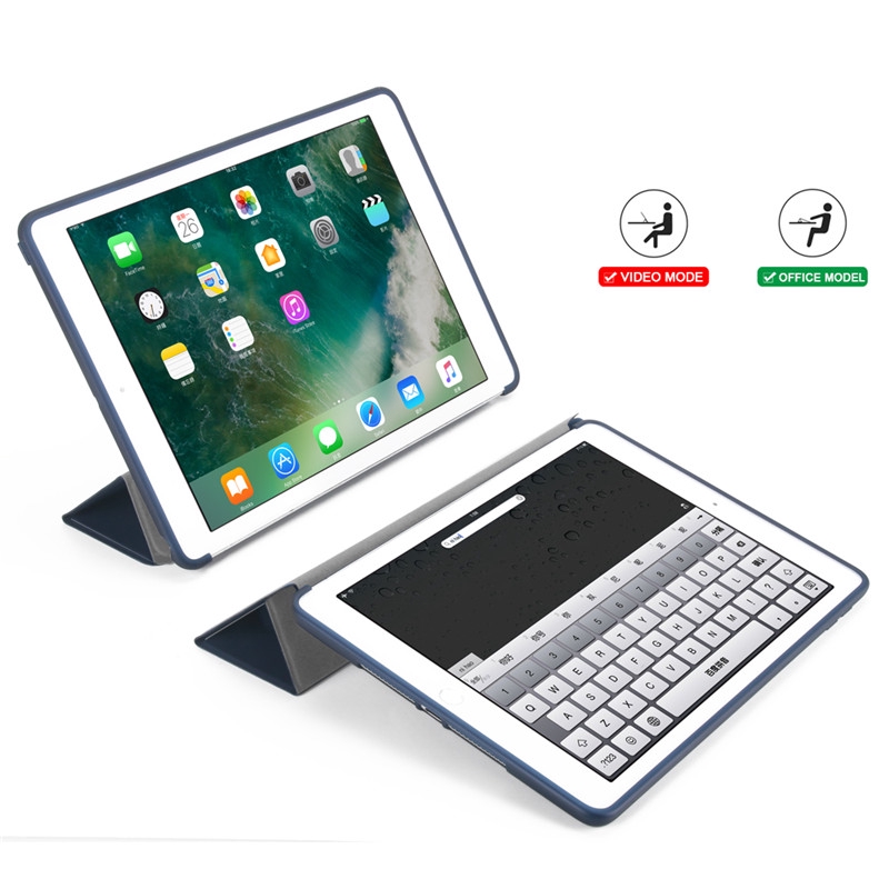 Deformation iPad case 2017 2018 9.7 inch Air mini 1 2 3 4 5 7 8 pro 10.5 10.2 10.9 Soft Silicone Smart Cover Ốp máy tính bảng silicon mềm cho