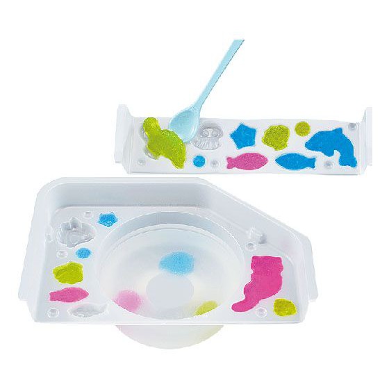 Popin Cookin Colorful Peace làm thạch Jelly trong suốt