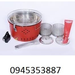 Bếp nướng than hoa không khói BBQ Home BN-01 có chế độ tự động sạc phin ,bếp đủ phụ kiện