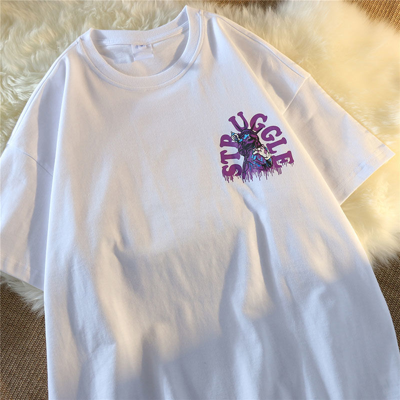 Áo thun NRVP ngắn tay cổ tròn thời trang cho nữ 2021