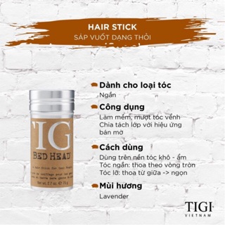 Gel (sáp) thỏi tạo kiểu cho tóc nam Tigi Bed Head Stick Trick Firm Hold 75g..₫560.000 ₫419.000