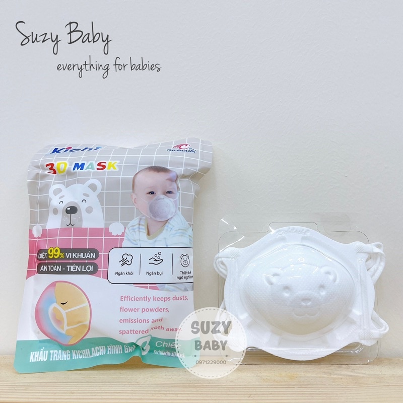 KHẨU TRANG GẤU KICHI CHO BÉ