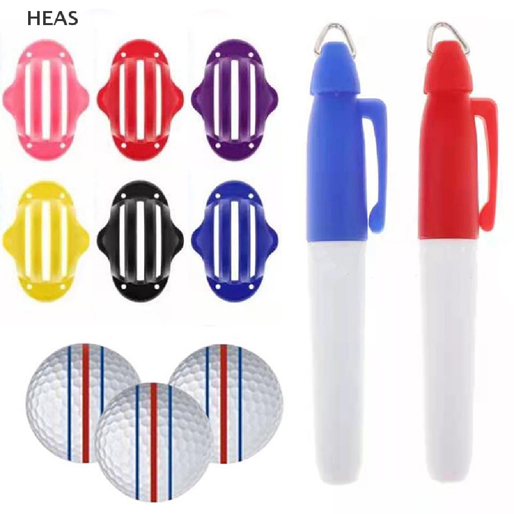 Set dụng cụ kẻ vạch đánh dấu bóng golf dùng ngoài trời