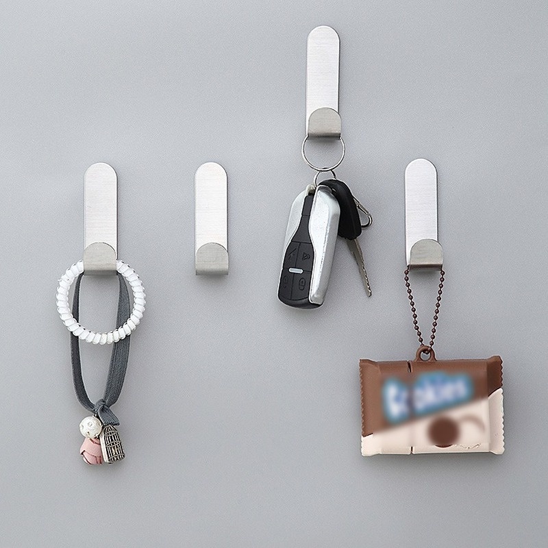 Móc Treo Đồ Hình Chữ J Đơn Giản Bằng Thép Không Gỉ Chịu Được Sức Nặng Chống Nước Đa Năng