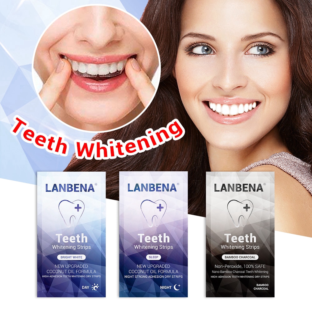 1 Dải Trắng Răng Hiệu Lanbena Loại Bỏ Vết Ố Hiệu Quả