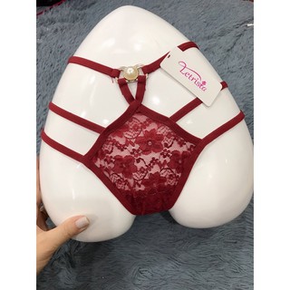 MẪU HOT Quần lót ren lọt khe 3 dây chéo hông sexy siêu gợi cảm quyến rũ
