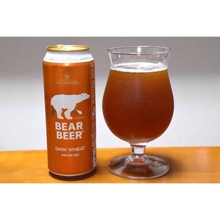 Bia Harboe Bear Beer Dark Wheat 500ml (Lon)