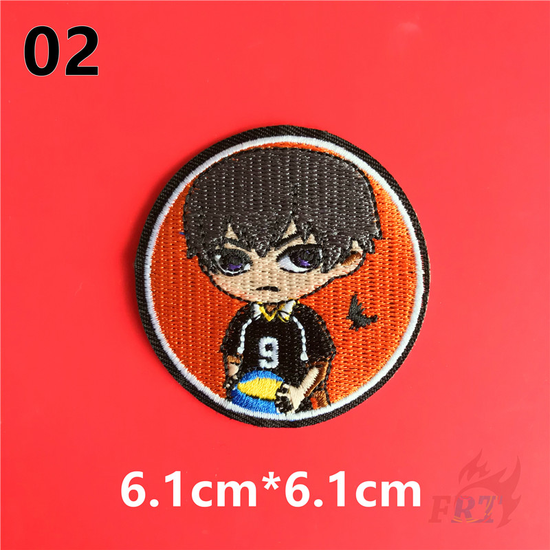 ☸ Miếng Dán Ủi Quần Áo Hình Anime Haikyuu ☸ 1 Miếng Dán Ủi Lên Quần Áo Hình Huy Hiệu