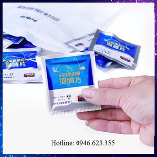 Viên sủi rửa kính ô tô - Rửa Kính Xe Hơi, Tẩy sạch kính, 100% sinh học, thân thiện môi trường